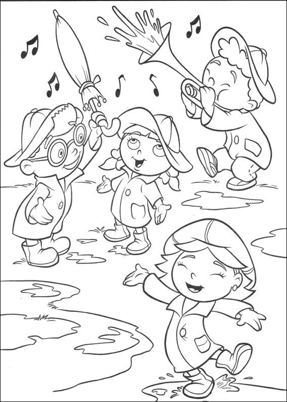 27 coloring pages of Little Einsteins
